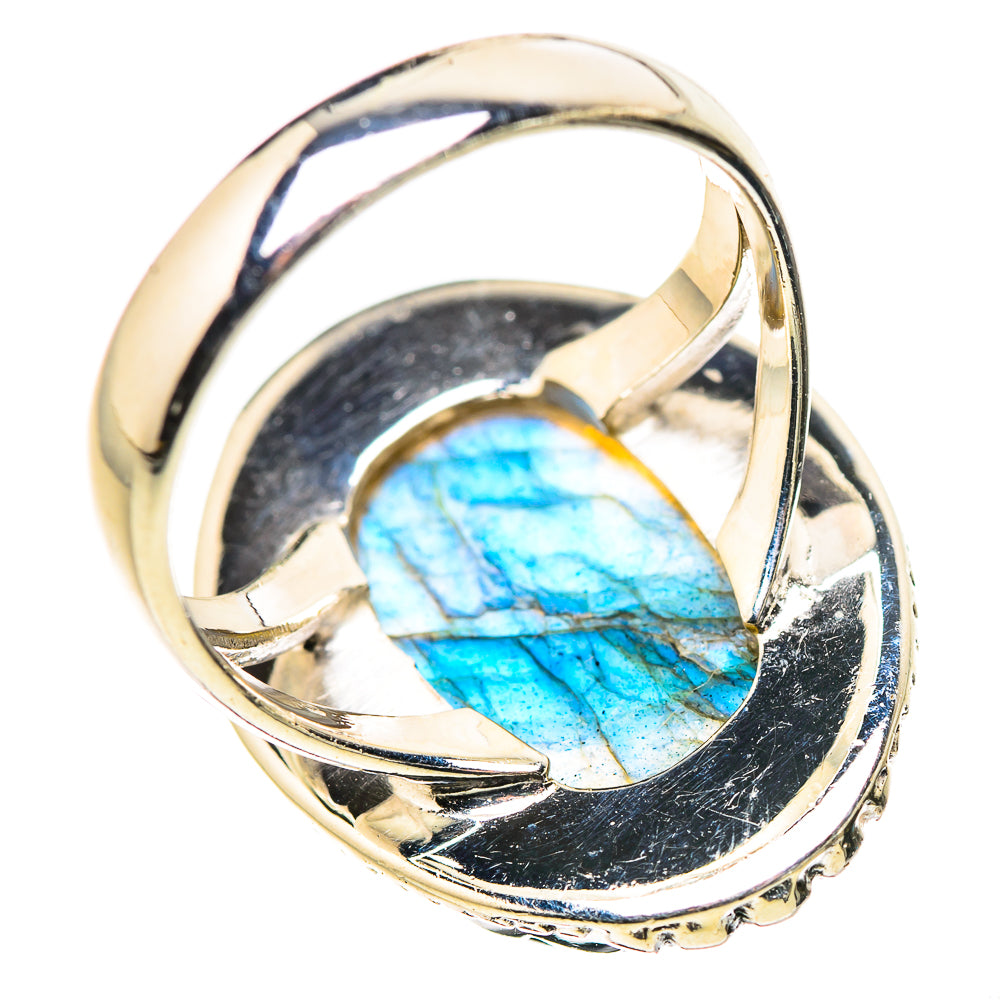 Labradorite Rings handcrafted by Ana Silver Co - RING133242 - Photo 3
