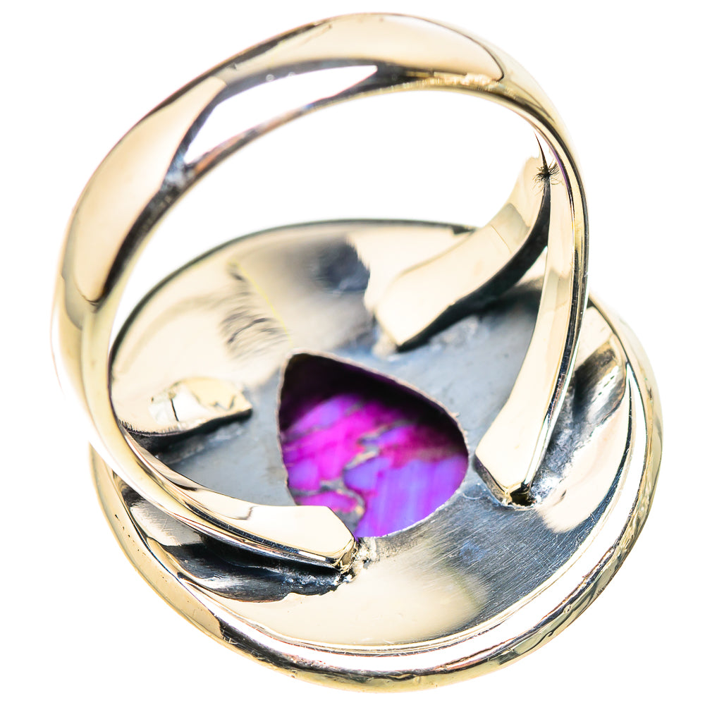 Purple Copper Composite Turquoise Rings handcrafted by Ana Silver Co - RING133249 - Photo 3