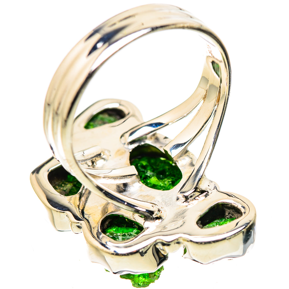 Chrome Diopside Rings handcrafted by Ana Silver Co - RING133262 - Photo 3