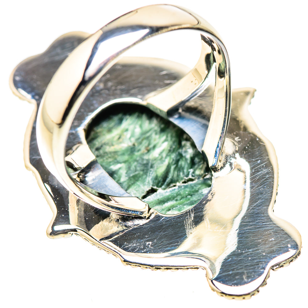 Seraphinite Rings handcrafted by Ana Silver Co - RING133265 - Photo 3