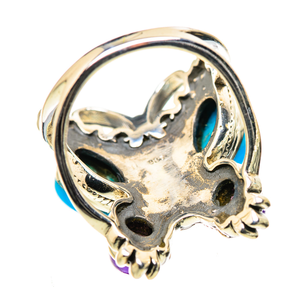 Sleeping Beauty Turquoise Rings handcrafted by Ana Silver Co - RING133280 - Photo 3