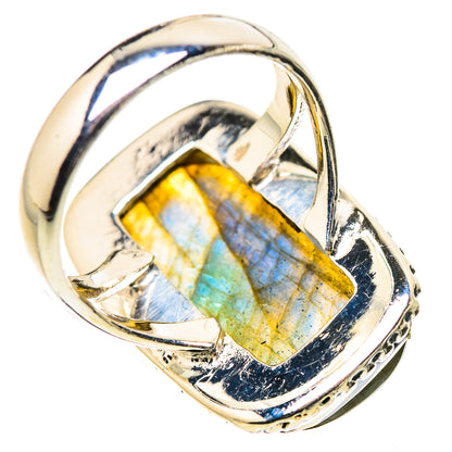 Labradorite Rings handcrafted by Ana Silver Co - RING133284 - Photo 3