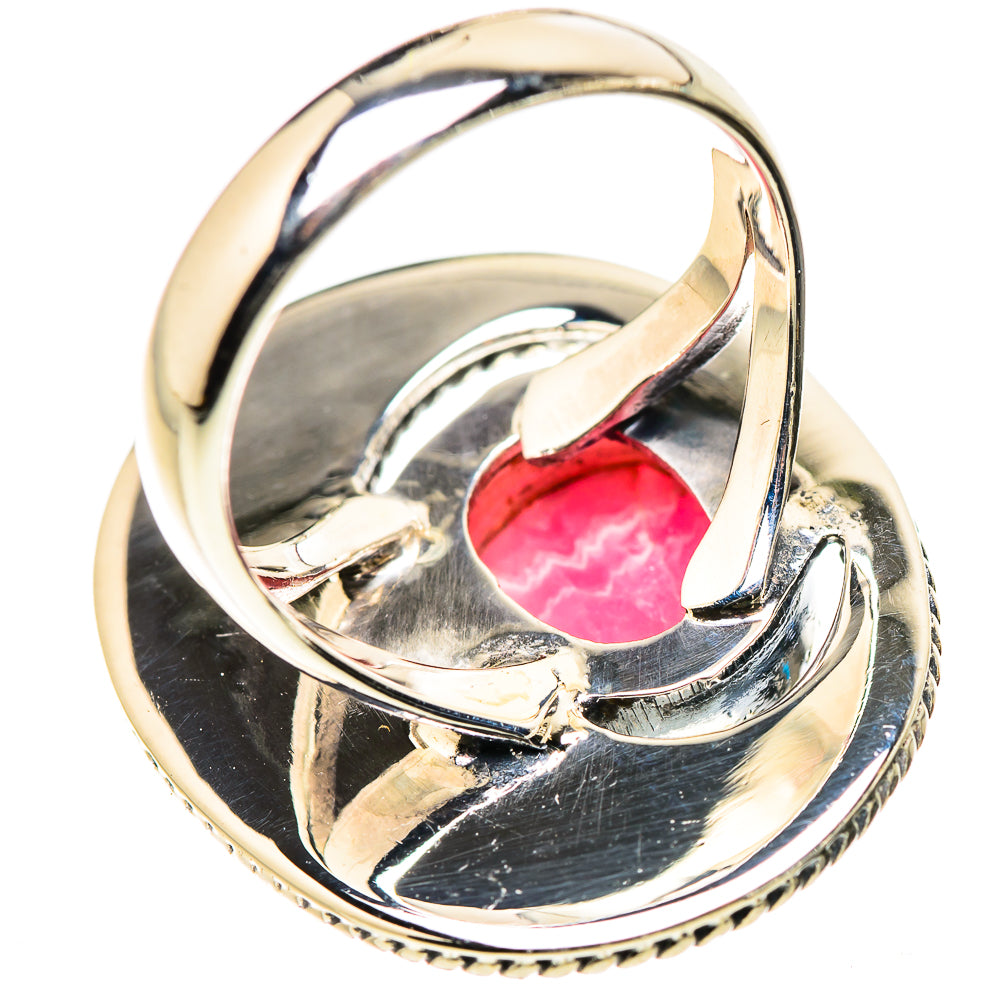 Rhodochrosite Rings handcrafted by Ana Silver Co - RING133300 - Photo 3