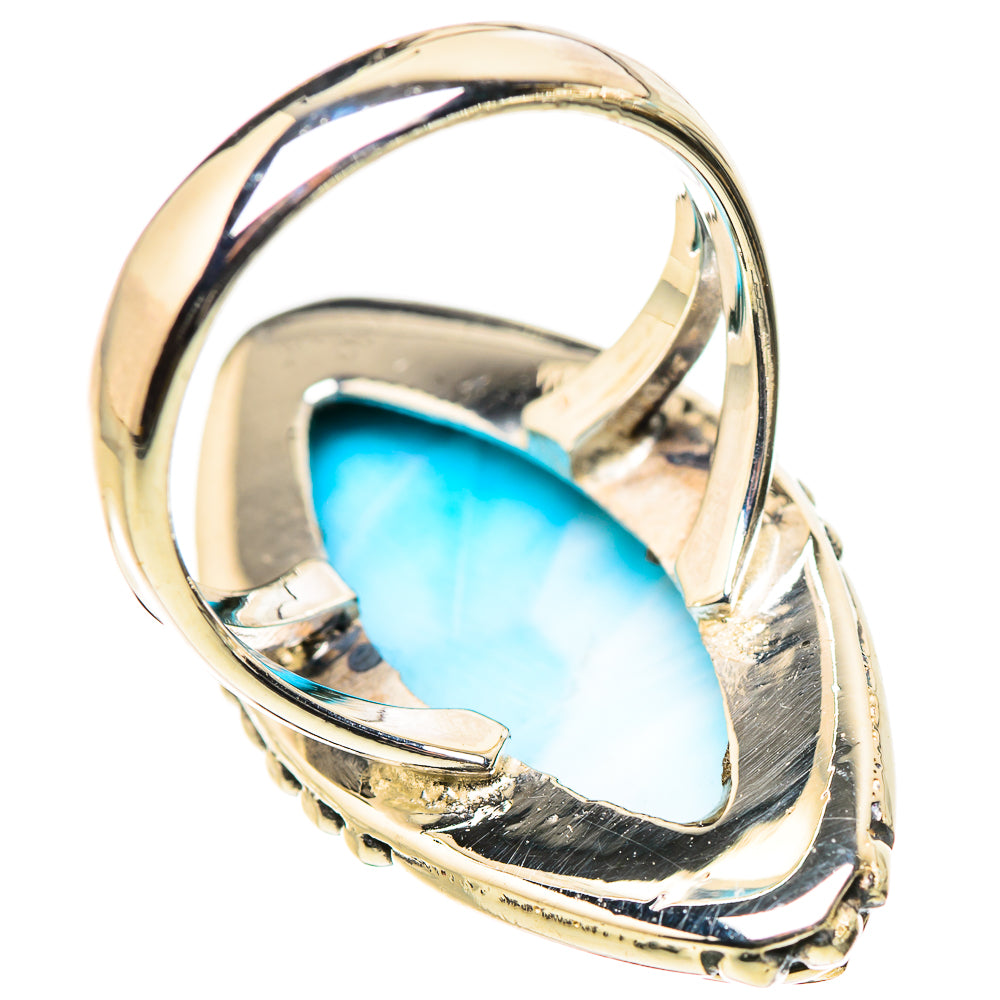 Larimar Rings handcrafted by Ana Silver Co - RING133307 - Photo 3