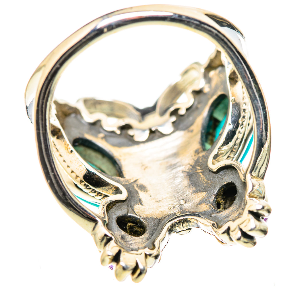 Sleeping Beauty Turquoise Rings handcrafted by Ana Silver Co - RING133329 - Photo 3