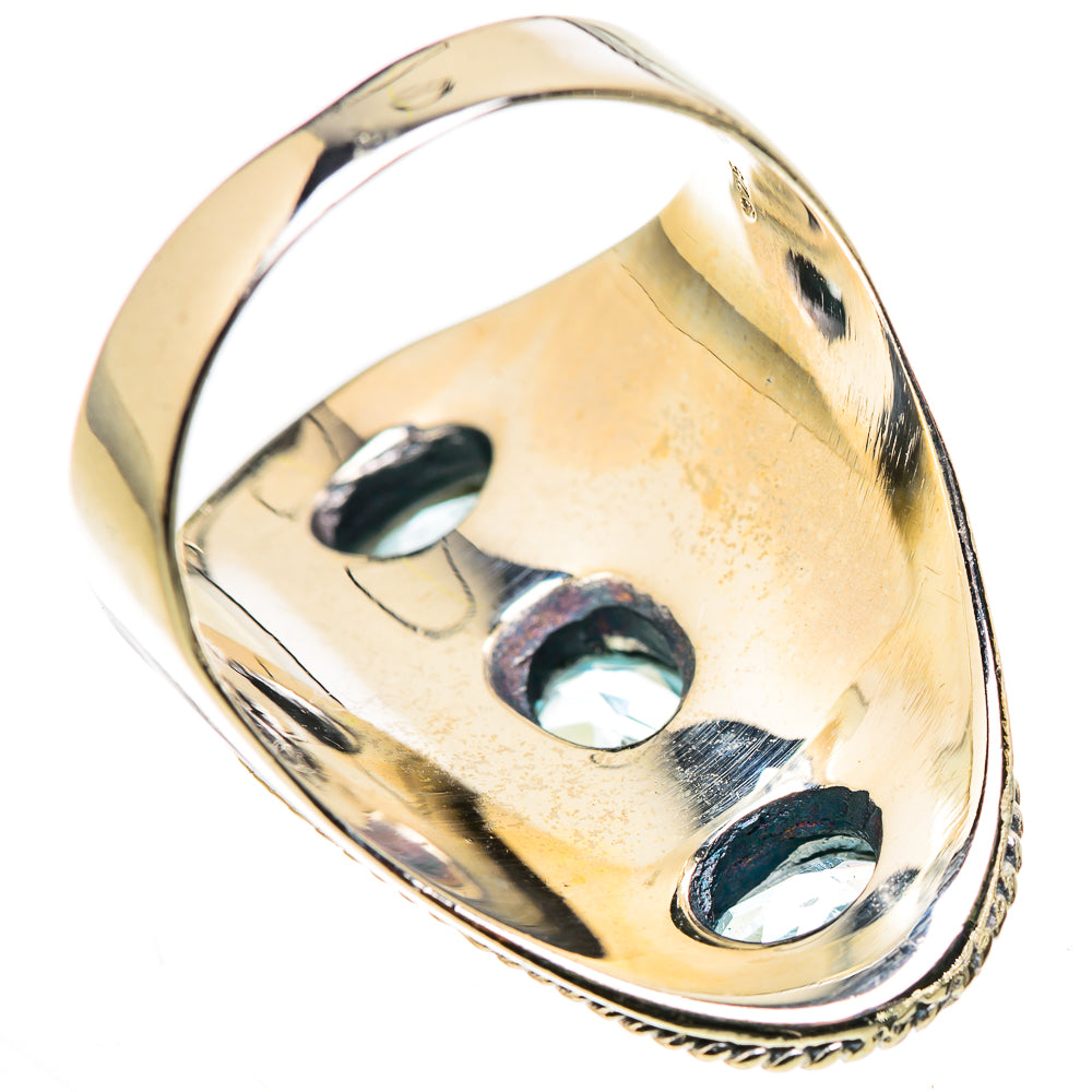 Blue Topaz Rings handcrafted by Ana Silver Co - RING133332 - Photo 3