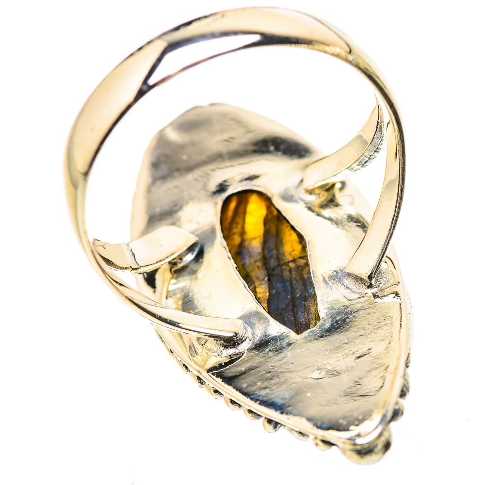 Labradorite Rings handcrafted by Ana Silver Co - RING133348 - Photo 3