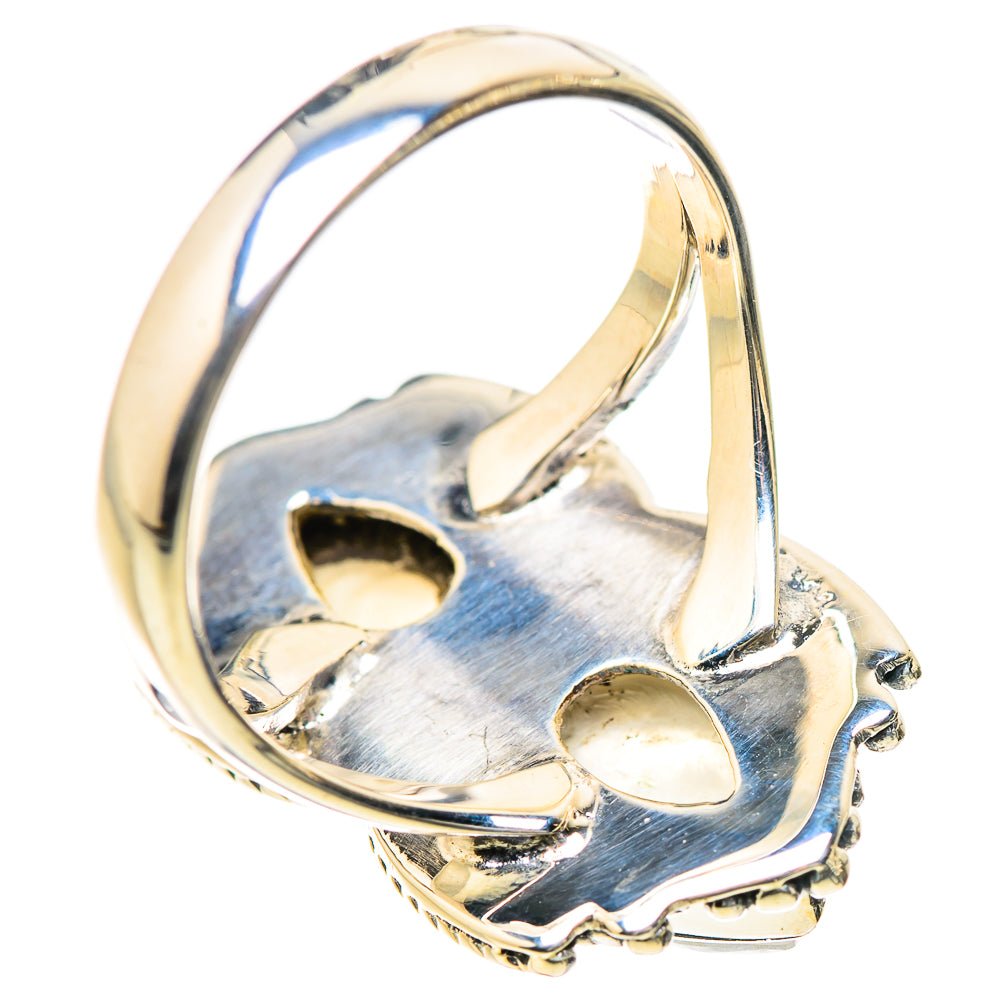 Rainbow Moonstone Rings handcrafted by Ana Silver Co - RING133379 - Photo 3