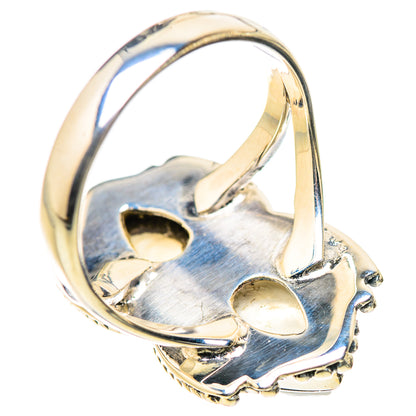 Rainbow Moonstone Rings handcrafted by Ana Silver Co - RING133379 - Photo 3