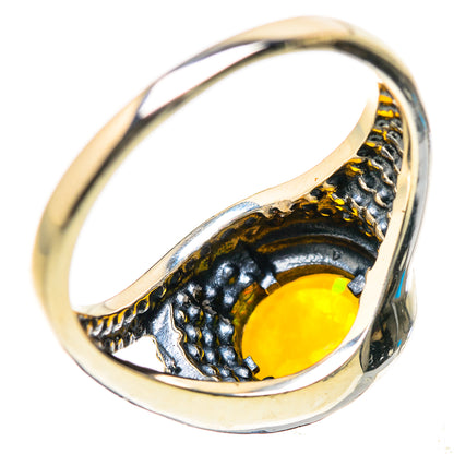 Ethiopian Opal Rings handcrafted by Ana Silver Co - RING133405 - Photo 3