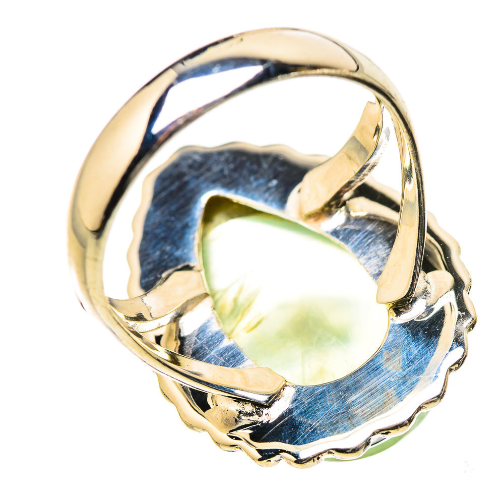 Prehnite Rings handcrafted by Ana Silver Co - RING133411 - Photo 3