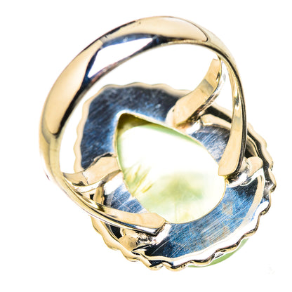 Prehnite Rings handcrafted by Ana Silver Co - RING133411 - Photo 3