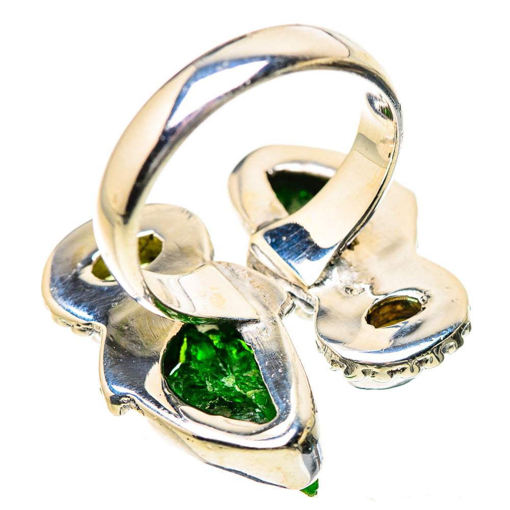 Chrome Diopside Rings handcrafted by Ana Silver Co - RING133412 - Photo 3