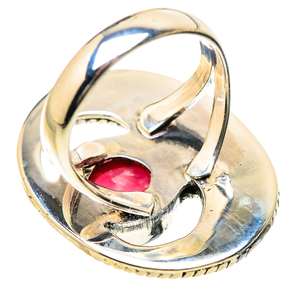 Rhodochrosite Rings handcrafted by Ana Silver Co - RING133413 - Photo 3