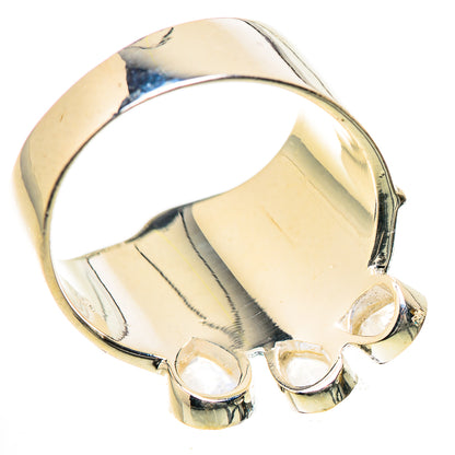 Rainbow Moonstone Rings handcrafted by Ana Silver Co - RING133421 - Photo 3