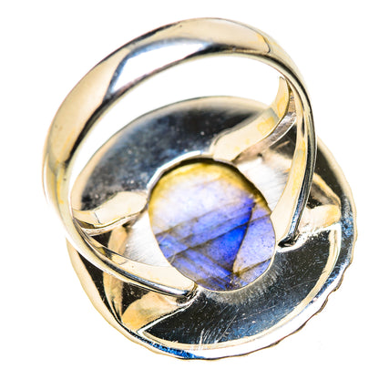 Labradorite Rings handcrafted by Ana Silver Co - RING133429 - Photo 3