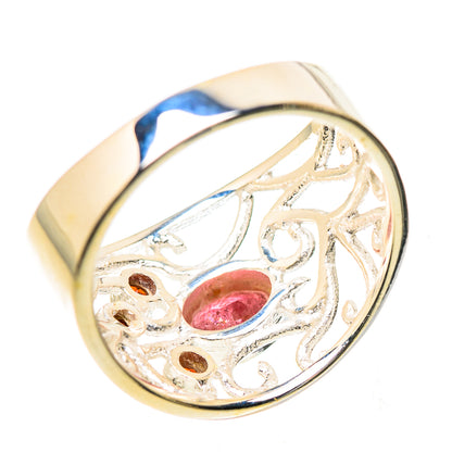 Pink Tourmaline Rings handcrafted by Ana Silver Co - RING133456 - Photo 3