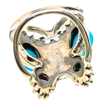Sleeping Beauty Turquoise Rings handcrafted by Ana Silver Co - RING133465 - Photo 3