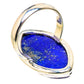 Lapis Lazuli Rings handcrafted by Ana Silver Co - RING133471 - Photo 3