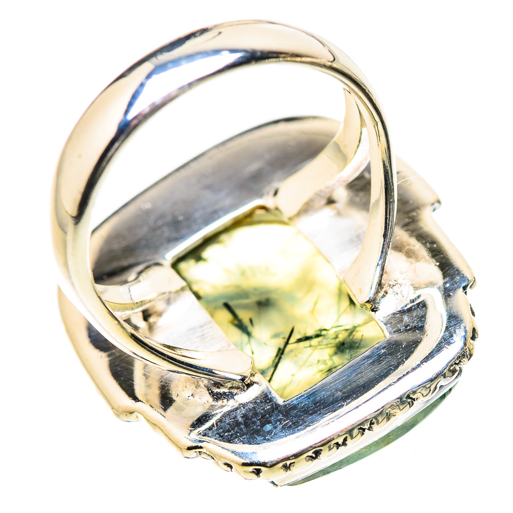 Prehnite Rings handcrafted by Ana Silver Co - RING133476 - Photo 3