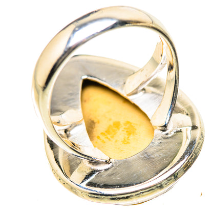 Germany Psilomelane Dendrite Rings handcrafted by Ana Silver Co - RING133479 - Photo 3