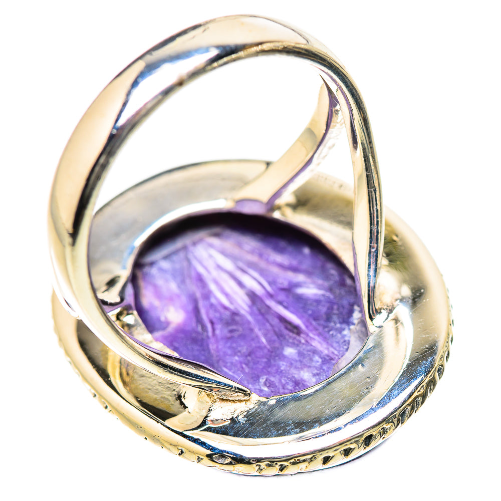 Charoite Rings handcrafted by Ana Silver Co - RING133484 - Photo 3