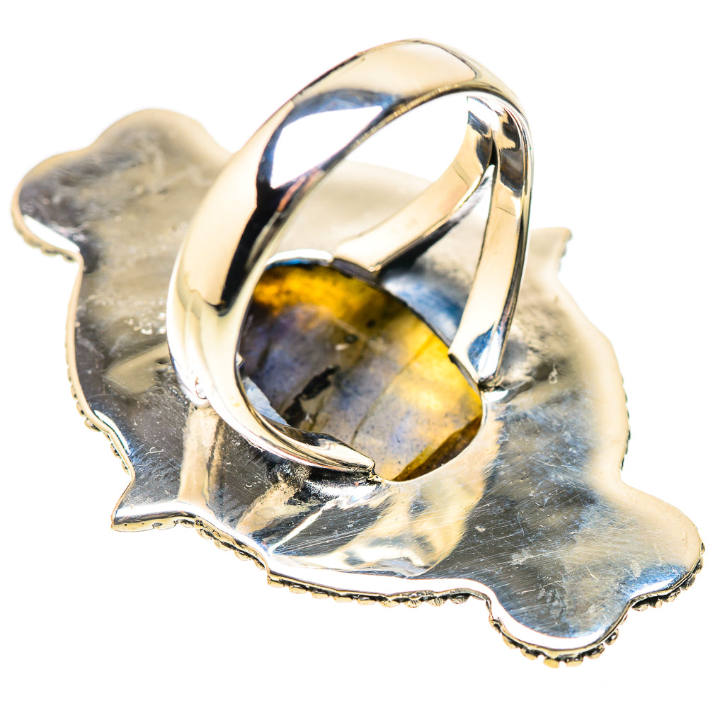 Labradorite Rings handcrafted by Ana Silver Co - RING133491 - Photo 3