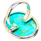 Chrysocolla Rings handcrafted by Ana Silver Co - RING133492 - Photo 3