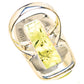 Prehnite Rings handcrafted by Ana Silver Co - RING133499 - Photo 3