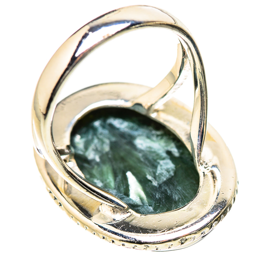 Seraphinite Rings handcrafted by Ana Silver Co - RING133501 - Photo 3