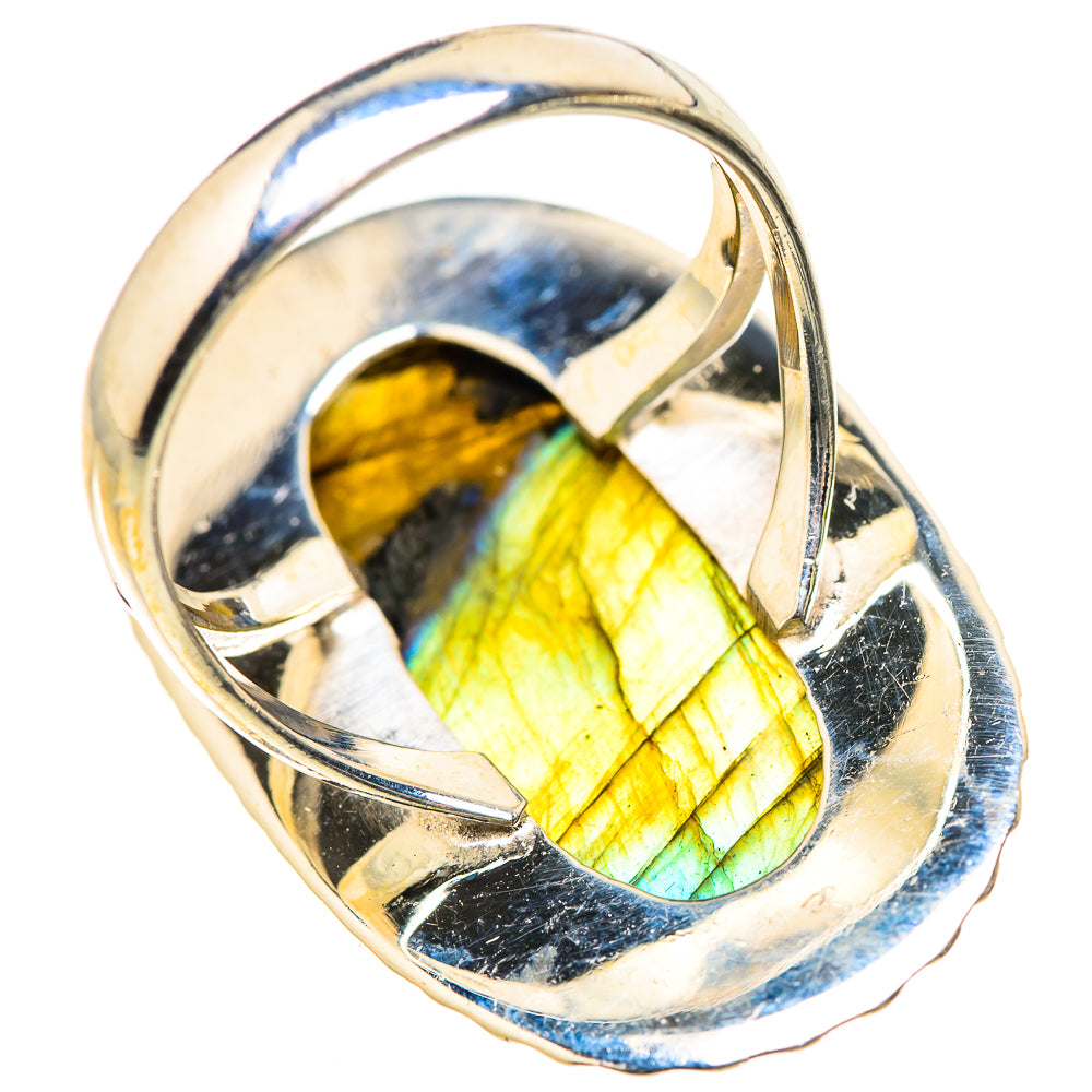 Labradorite Rings handcrafted by Ana Silver Co - RING133515 - Photo 3