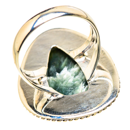 Seraphinite Rings handcrafted by Ana Silver Co - RING133517 - Photo 3