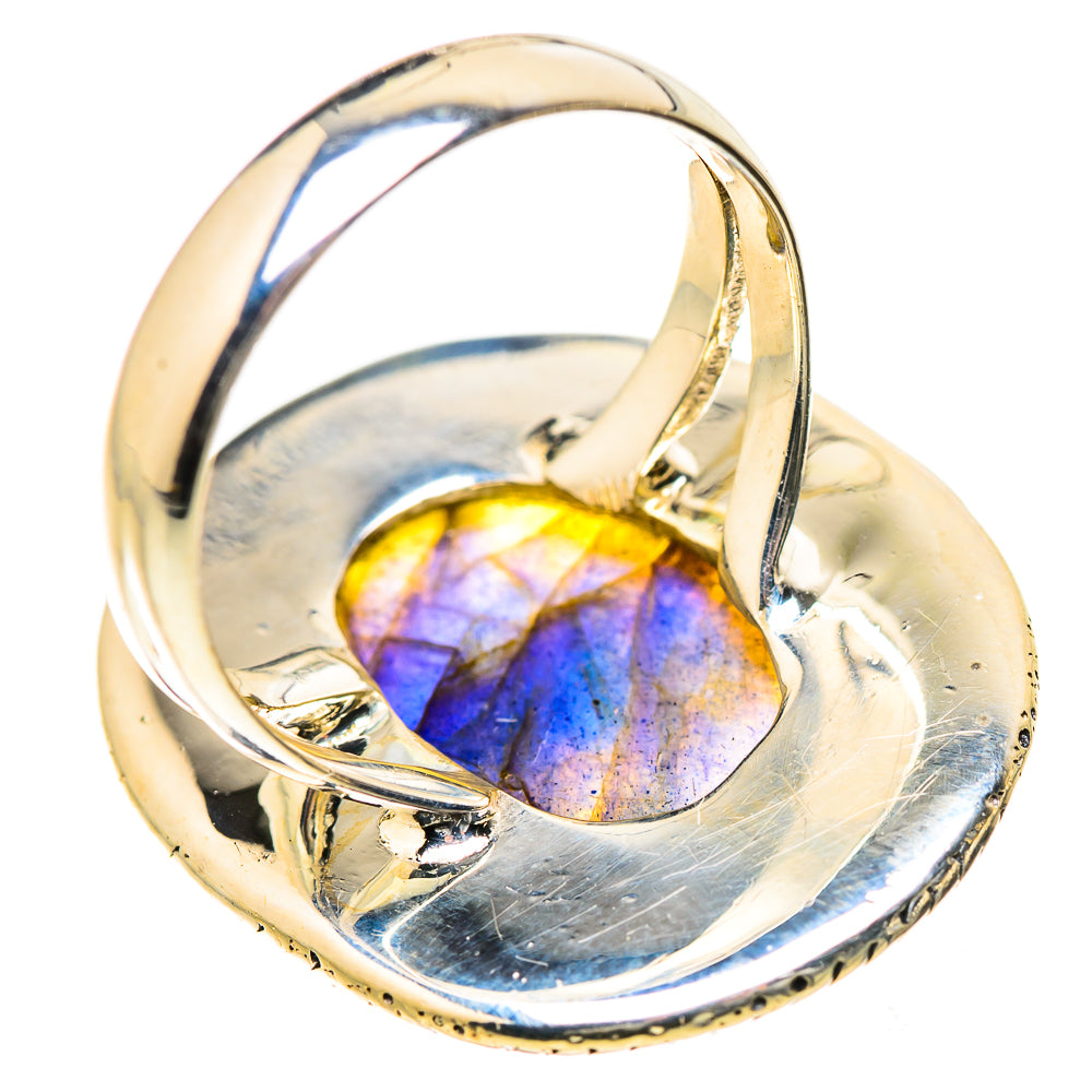 Labradorite Rings handcrafted by Ana Silver Co - RING133527 - Photo 3