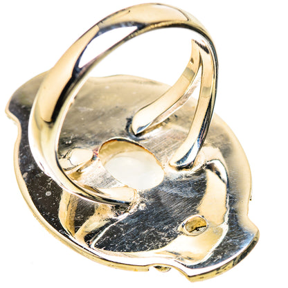 Rainbow Moonstone Rings handcrafted by Ana Silver Co - RING133536 - Photo 3