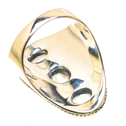 Rainbow Moonstone Rings handcrafted by Ana Silver Co - RING133539 - Photo 3