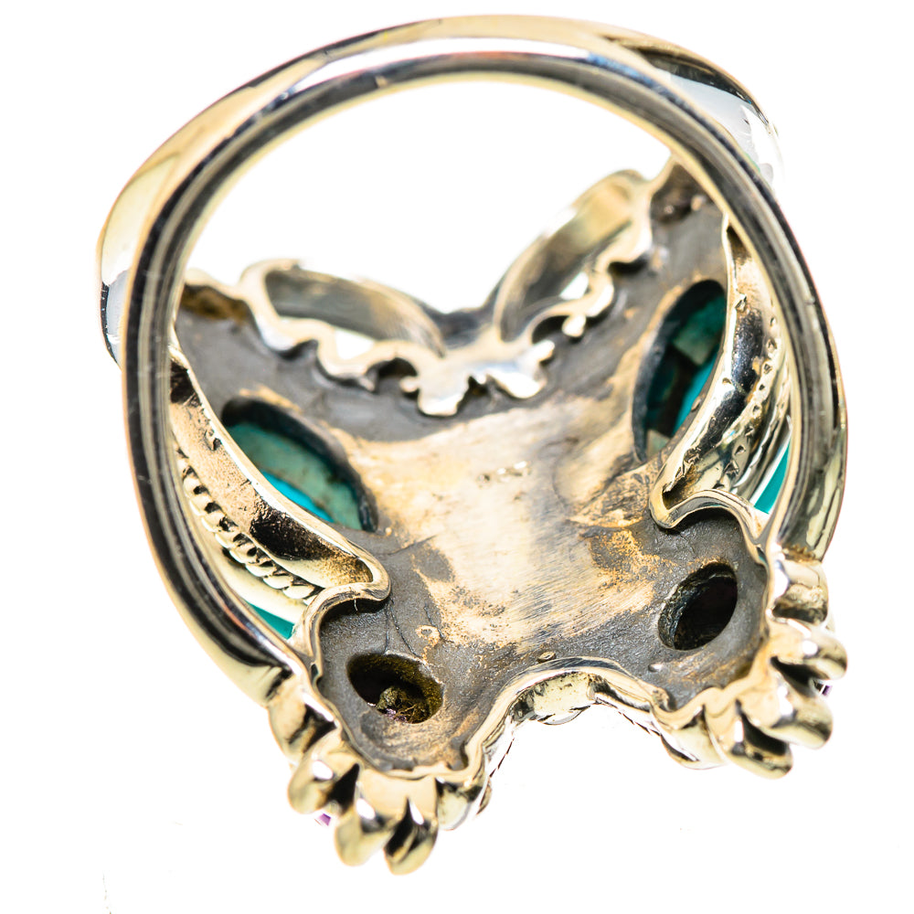 Sleeping Beauty Turquoise Rings handcrafted by Ana Silver Co - RING133540 - Photo 3