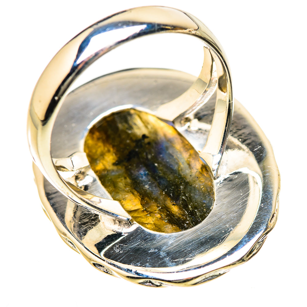 Labradorite Rings handcrafted by Ana Silver Co - RING133542 - Photo 3