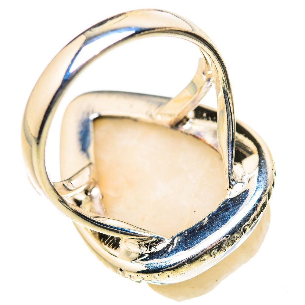 Green Quartz Crystal Rings handcrafted by Ana Silver Co - RING133554 - Photo 3