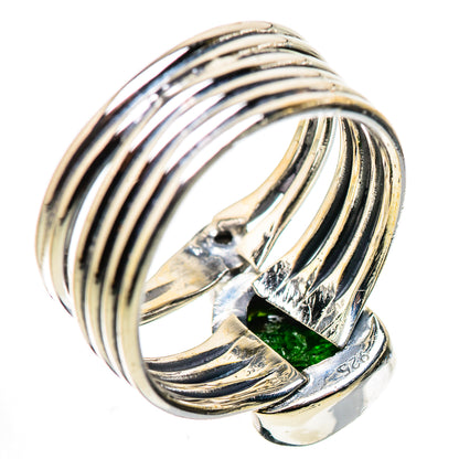 Chrome Diopside Rings handcrafted by Ana Silver Co - RING133576 - Photo 3