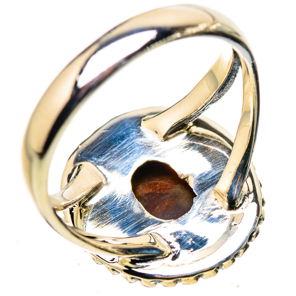Mexican Fire Agate Rings handcrafted by Ana Silver Co - RING133578 - Photo 3