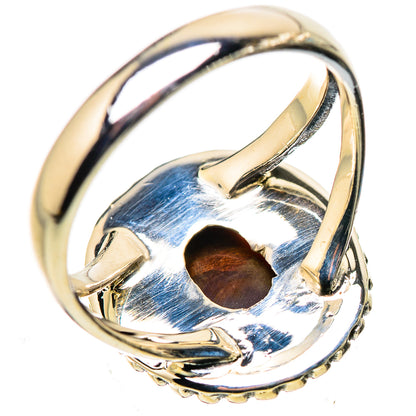Mexican Fire Agate Rings handcrafted by Ana Silver Co - RING133578 - Photo 3