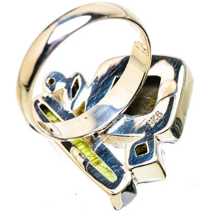 Spectro Pyrite Druzy Rings handcrafted by Ana Silver Co - RING133593 - Photo 3