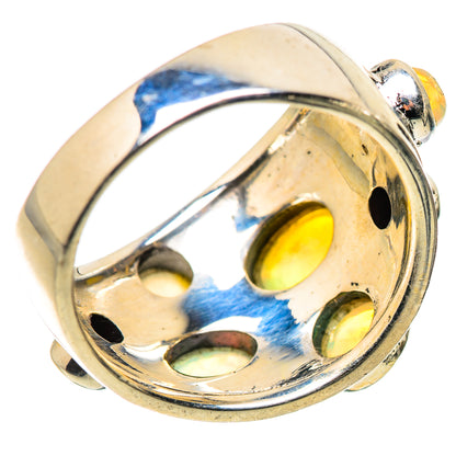 Ethiopian Opal Rings handcrafted by Ana Silver Co - RING133594 - Photo 3