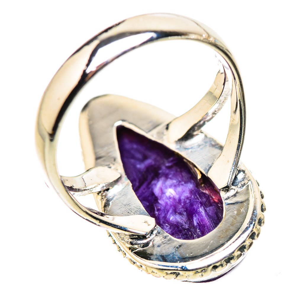 Charoite Rings handcrafted by Ana Silver Co - RING133621 - Photo 3