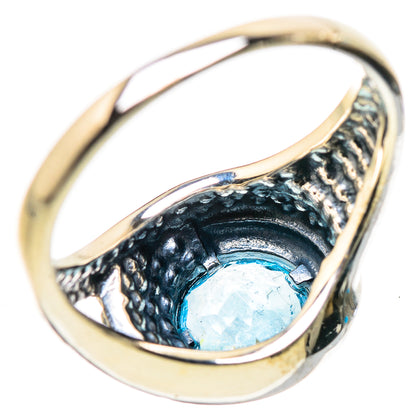 Blue Topaz Rings handcrafted by Ana Silver Co - RING133638 - Photo 3