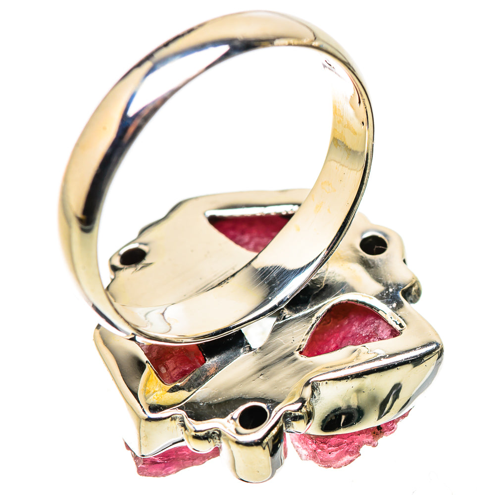 Pink Tourmaline Rings handcrafted by Ana Silver Co - RING133647 - Photo 3