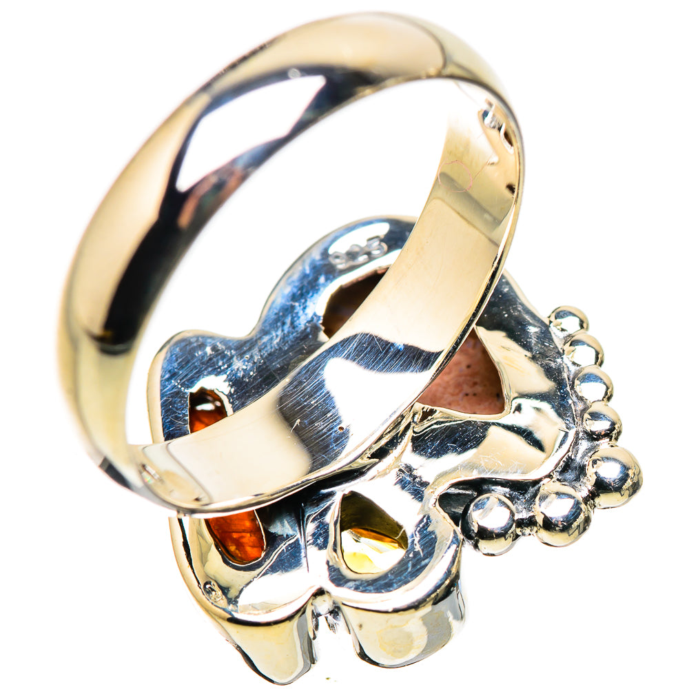 Mexican Fire Opal Rings handcrafted by Ana Silver Co - RING133660 - Photo 3