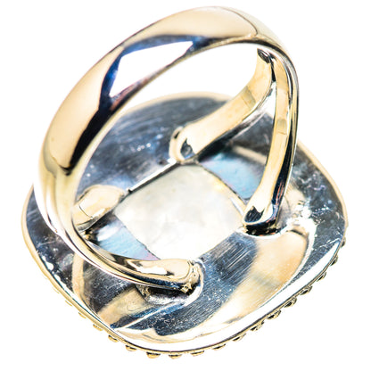 Rainbow Moonstone Rings handcrafted by Ana Silver Co - RING133686 - Photo 3