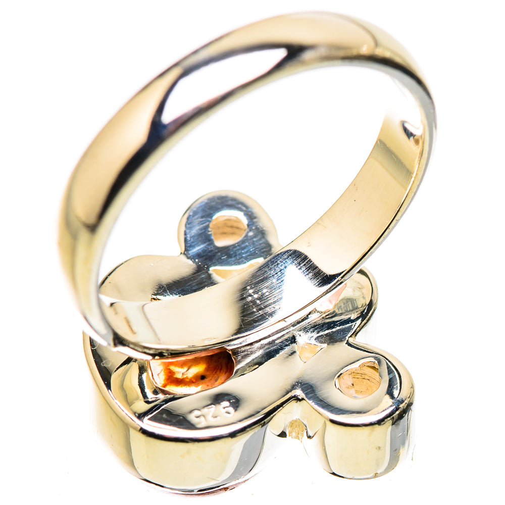 Mexican Fire Opal Rings handcrafted by Ana Silver Co - RING133688 - Photo 3
