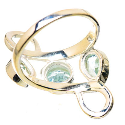 Blue Topaz Rings handcrafted by Ana Silver Co - RING133695 - Photo 3